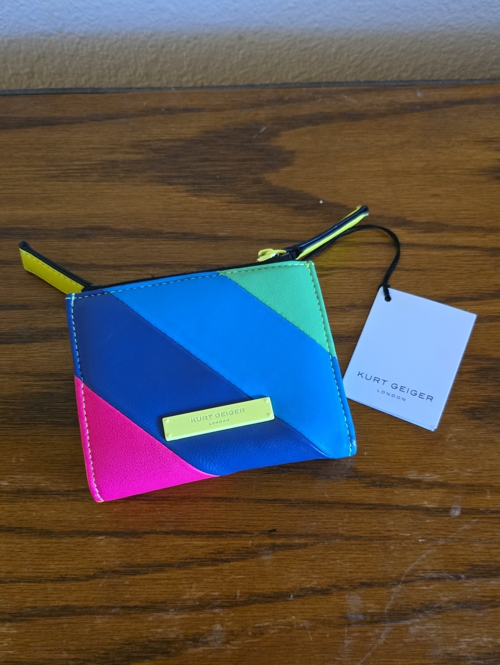Kurt Geiger London Rainbow Mini Leather Purse